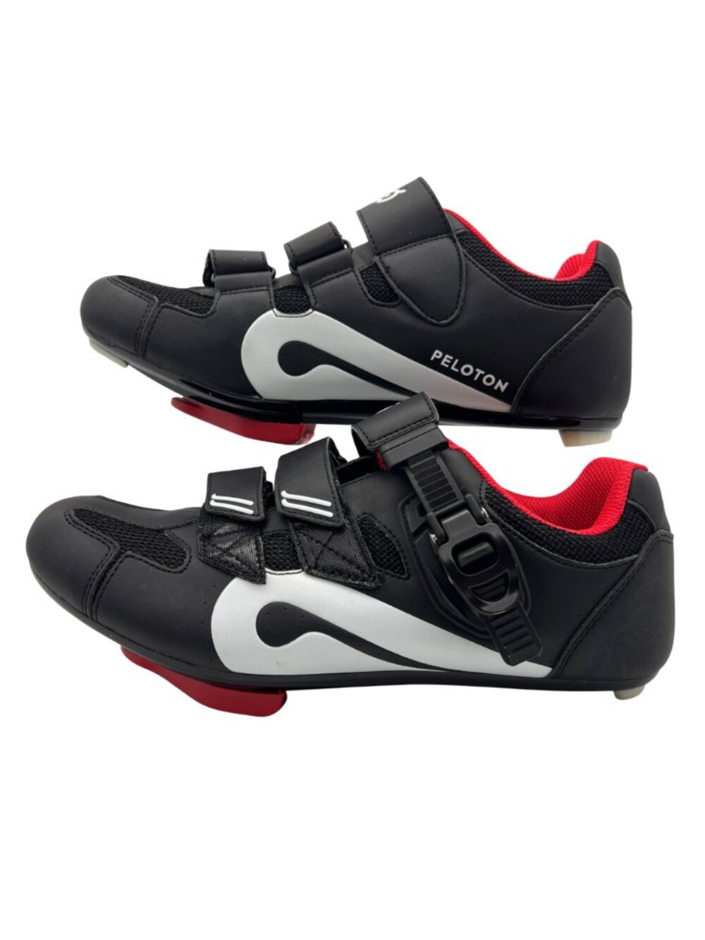 Peloton Cycling Shoes Mens Size 8 US 41 EU Delta Cleats Indoor Bike Black White - Picture 4 of 16